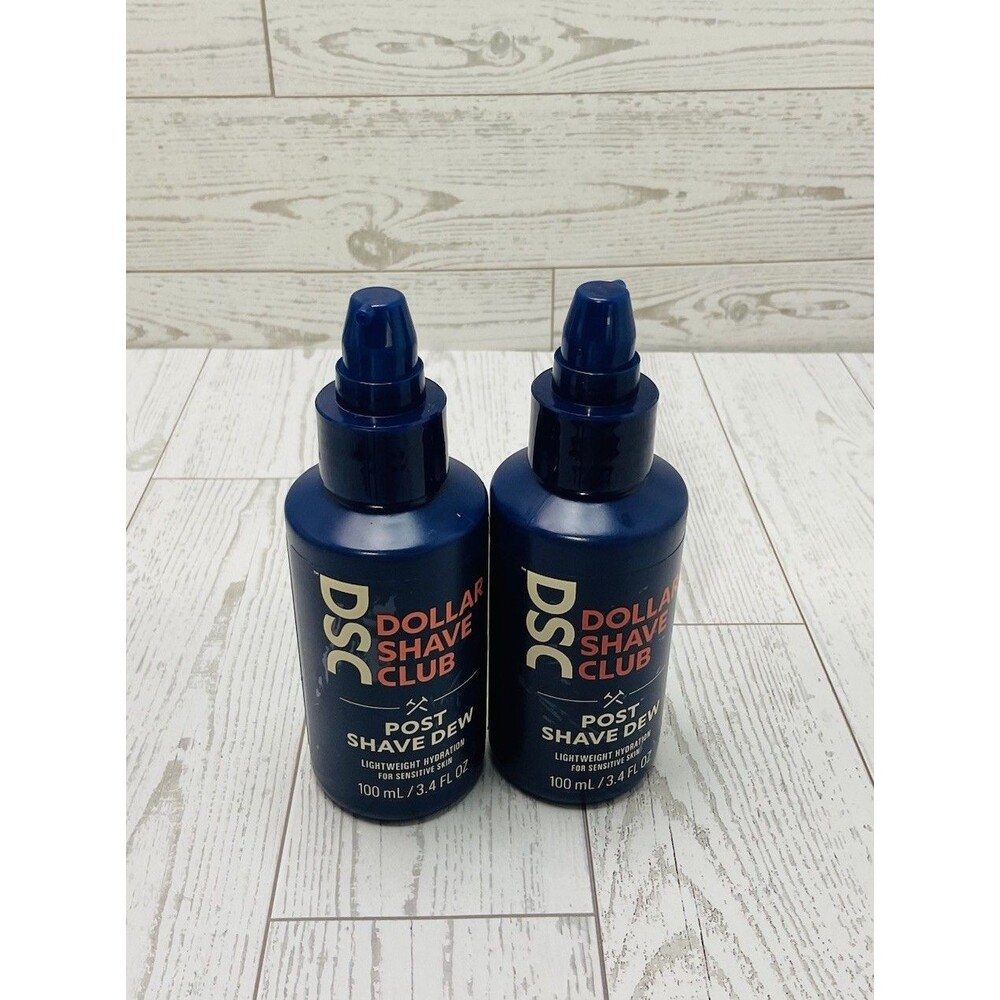 2 Pack- Dollar Shave Club Post Shave Dew 3.4 fl oz